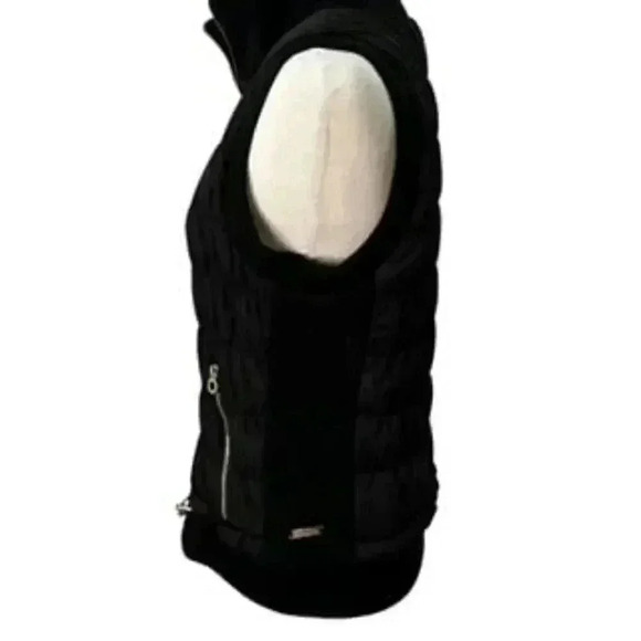 Calvin Klein black Quilted Puffer Front Zip Fully Lined Vest Women’s Size Large‎ - Picture 7 of 12